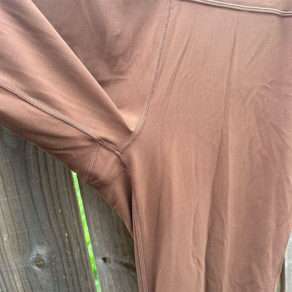 Lululemon Groove Super-High-Rise Flared Pant *Nulu Roasted Brown Size 14 - Picture 4 of 9
